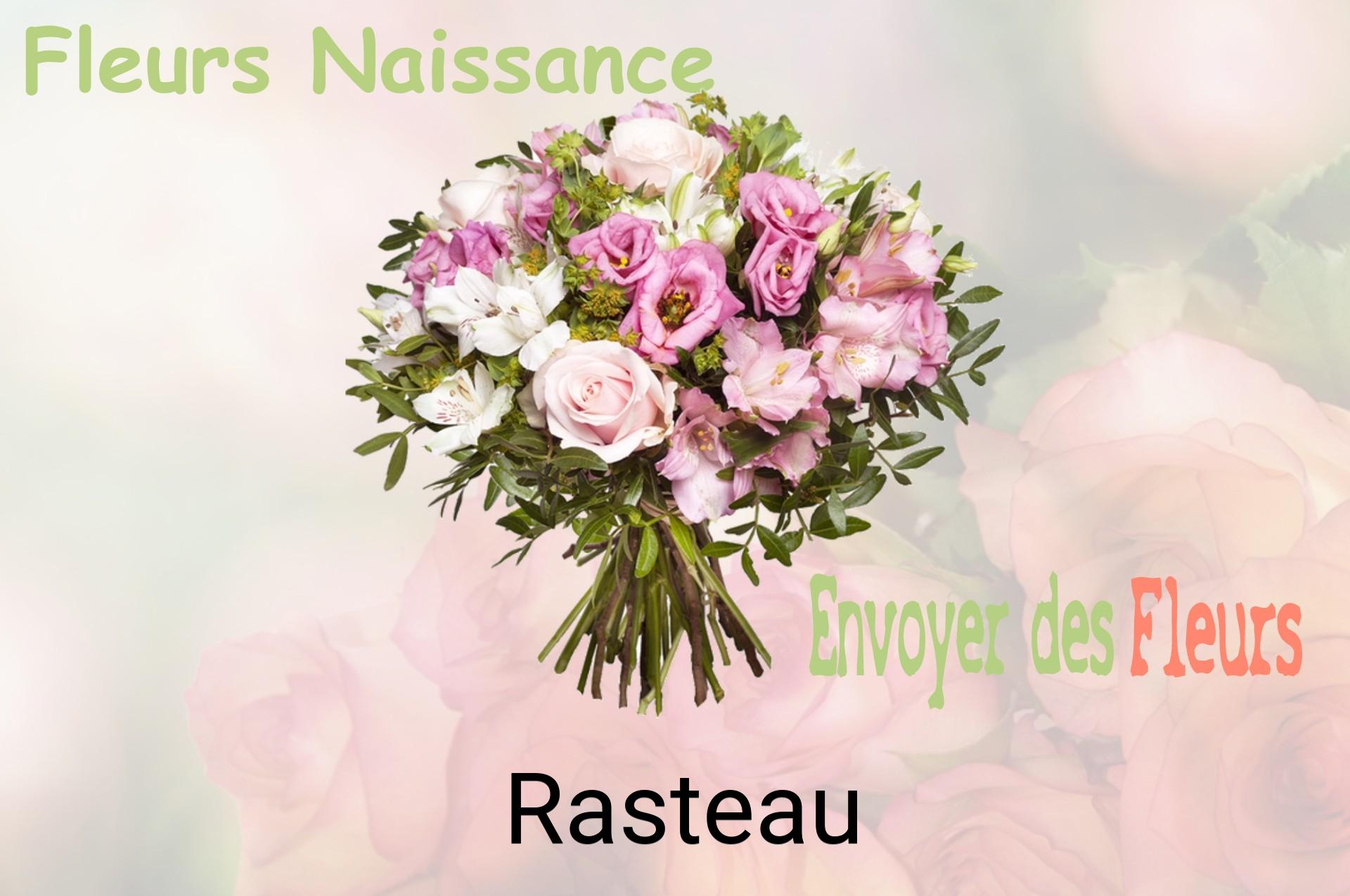 Bouquet de fleurs de naissance livré à Rasteau