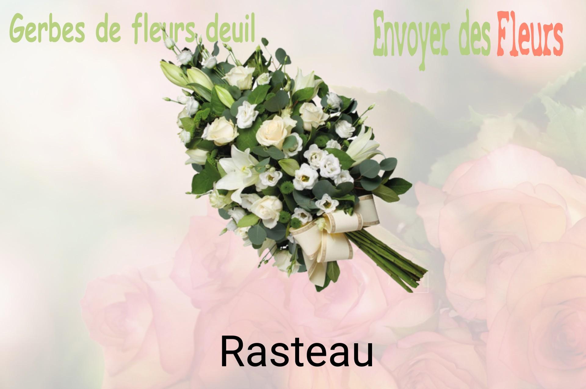 Gerbe de fleurs de deuil livrée à Rasteau